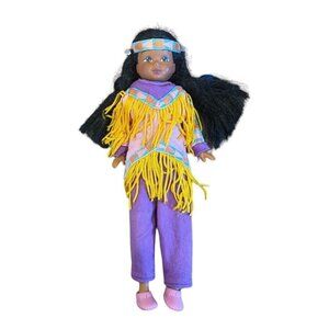 1994 Kid Kore Heartland Native American Doll Daughter Kid Purple Pink